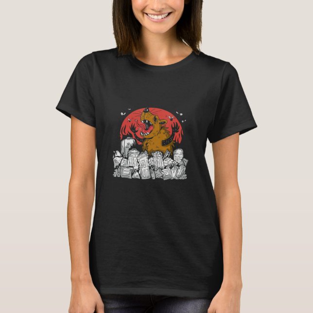T-shirt ordures de rat volent odeur (Devant)
