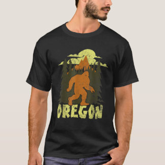 T-shirt Oregon Bigfoot Hunter Croit Sasquatch State Prid