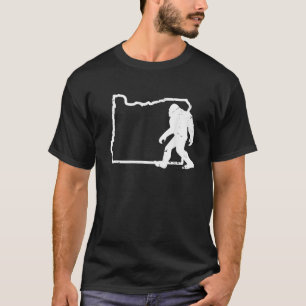 T-shirt Oregon Bigfoot Hunter Sasquatch Pacifique Nord-Oue