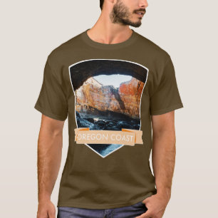 T-shirt Oregon Coast CavePhotographie de voyage dans la PN