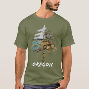 T-shirt Oregon Coast Dark