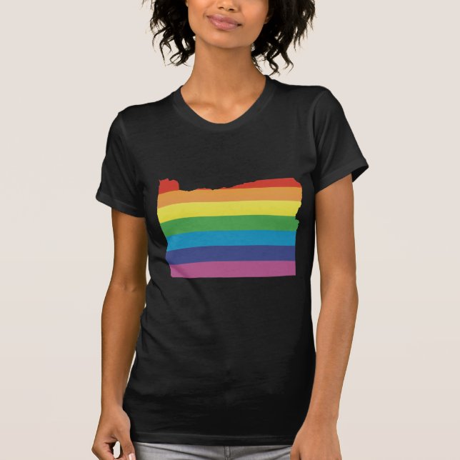 T-shirt oregon pride. (Devant)