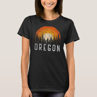 T-shirt Oregon Retro Style Vintage les années 70 80s 90s H
