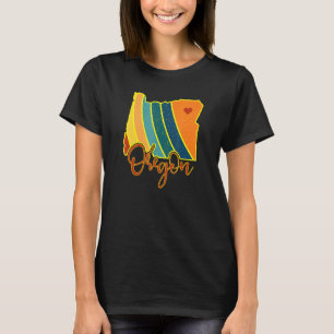T-shirt Oregon State Pride Sunset I Love Oregon
