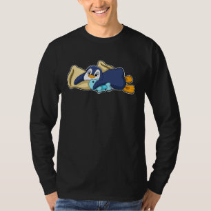 T-shirt Oreiller de sommeil Pingouin