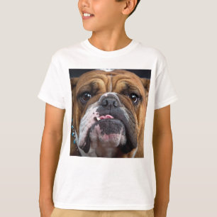 T-shirt Oreillers à lancer de Bulldog anglais