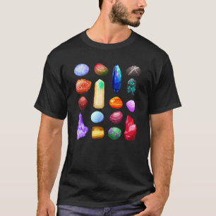 T-shirt Ores Minéraux Gemmes Et Cristaux Rock Collecte