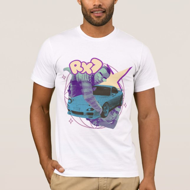 T-shirt OREXO // Neon Rotary Groove Tee (Devant)