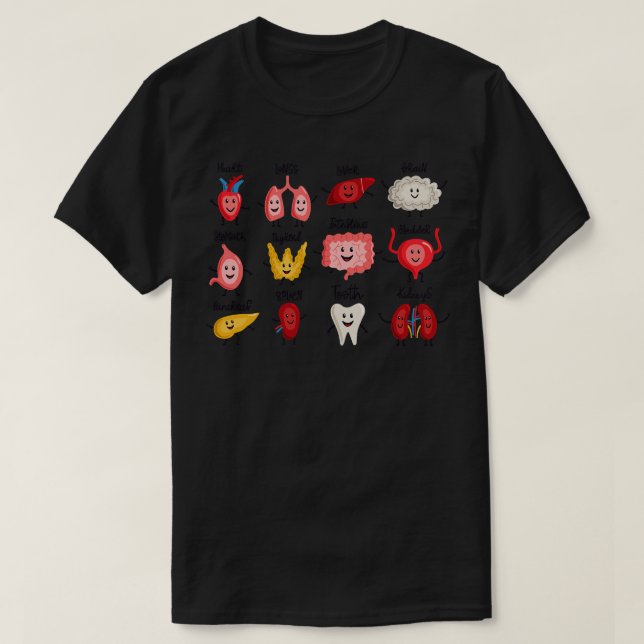 T-shirt Organe corporel sain (Design devant)