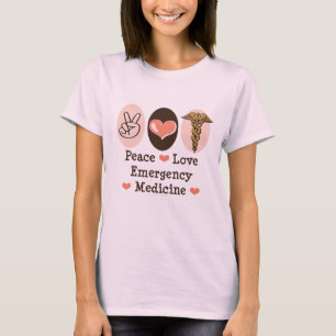 T-shirt organique de médecine de secours d'amour