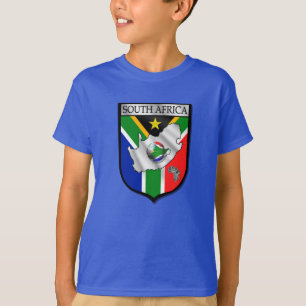 T-shirt organique du football de l'Afrique du Sud