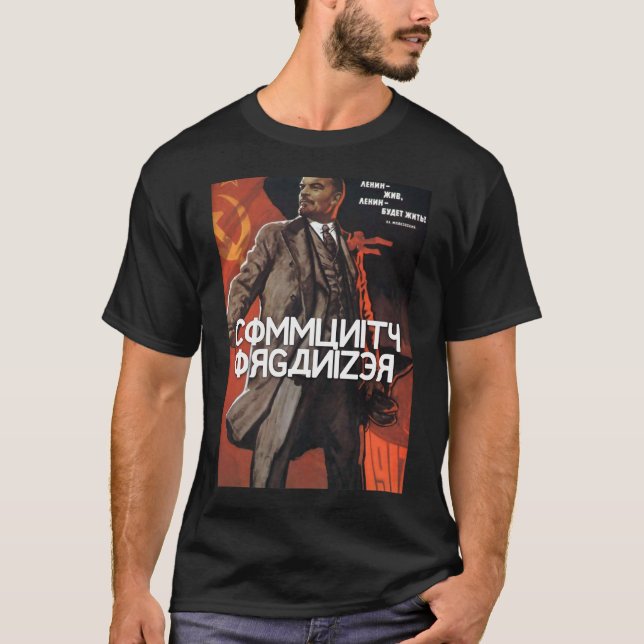 T-shirt Organisateur de la Communauté - Lénine en Russie (Devant)