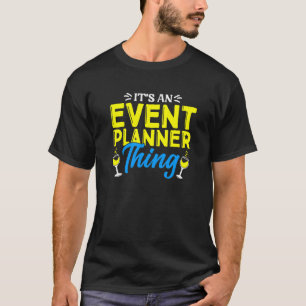 T-shirt Organisateur de la partie organisatrice du planifi