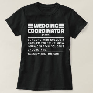 T-shirt Organisateur de Mariage Nom Consultant en Mariage 