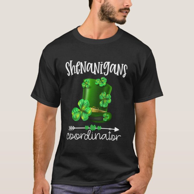 T-shirt Organisateur de Shenanigans Enseignant St Patrick' (Devant)