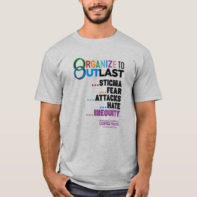 T-Shirt Organisez-vous pour durer (Devant)