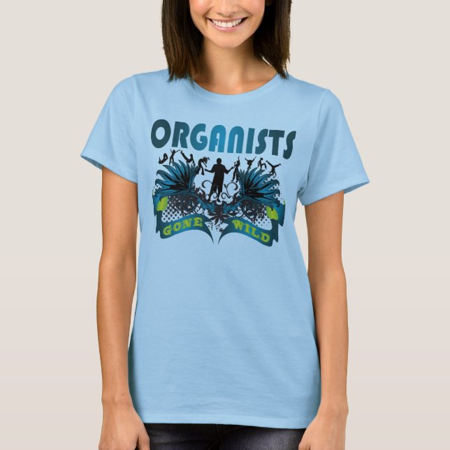 T-shirt Organistes fous (Devant)