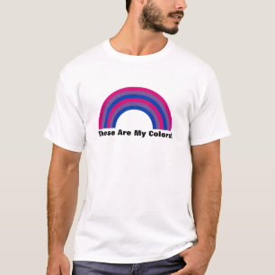 T-shirt orgueil arc-en-ciel de bisexualité