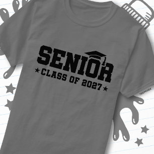 T-shirt Orgueil de l'école année de fin d'études promotion