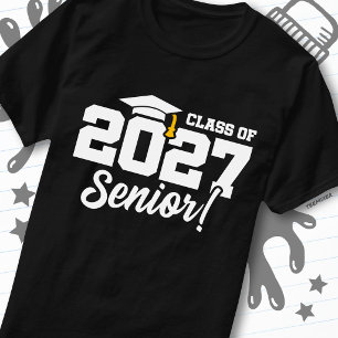 T-shirt Orgueil scolaire Année de fin d'études Promotion 2