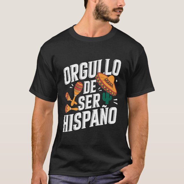 T-shirt Orgullo De Ser Hispano (Devant)