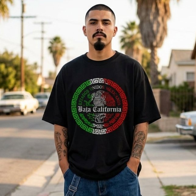 T-shirt Orgullo Mexicano Baja California (Orgullo Mexicano Baja California T-shirt)