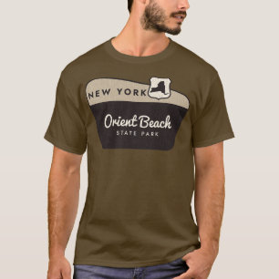 T-shirt Orient Beach State Park New York Affiche de bienve
