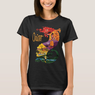 T-shirt Orient Dragon Mythique Doré Voyage