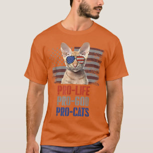 T-shirt Oriental Chat Anti-avortement Pro God Pro Chats Am