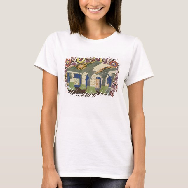 T-shirt Oriental Scenery Design (Devant)