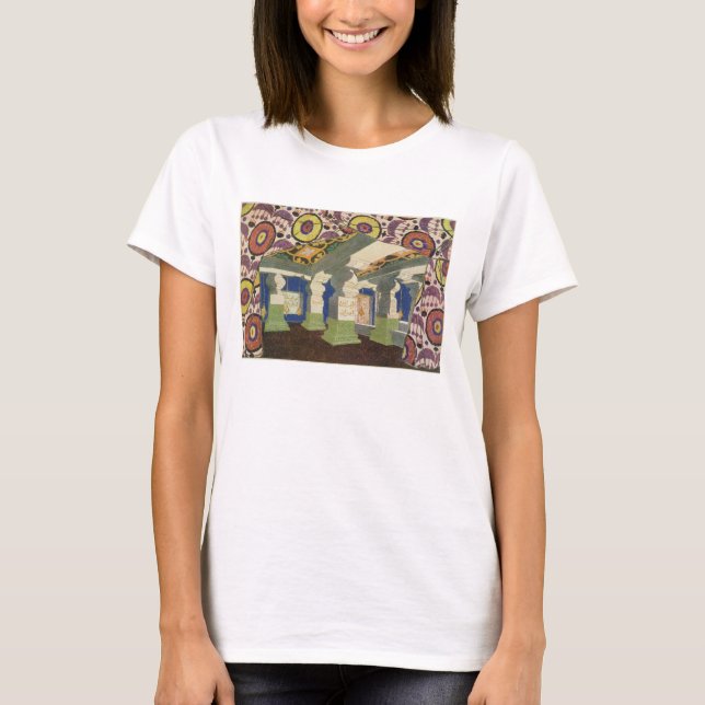 T-shirt Oriental Scenery Design (Devant)