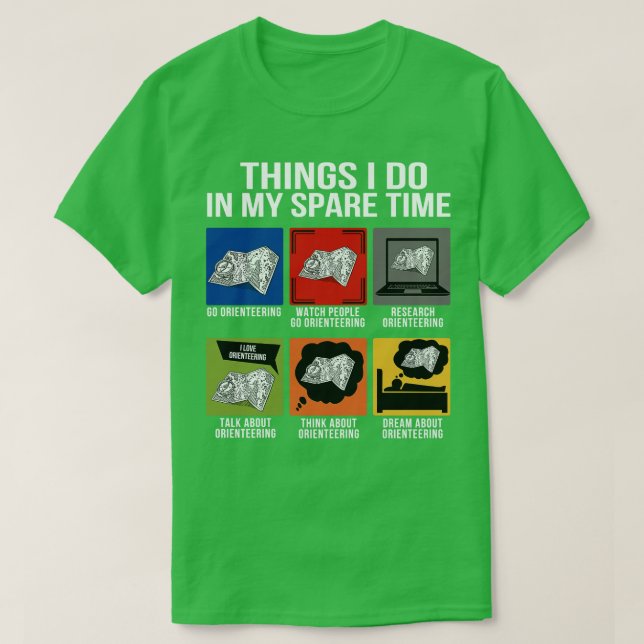 T-shirt Orientation des choses Épargne du temps de déplace (Design devant)