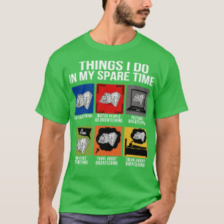 T-shirt Orientation des choses Épargne du temps de déplace