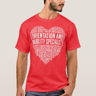 T-shirt Orientation et mobilité Spécialiste Coeur