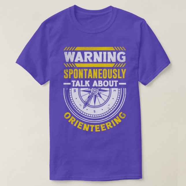 T-shirt Orienteer Runner Runner Orienteering Funny (Design devant)