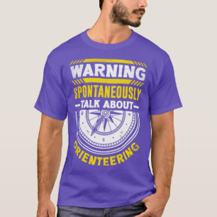 T-shirt Orienteer Runner Runner Orienteering Funny