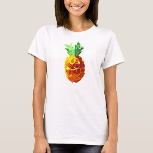 T-shirt Origami ananas rond rond