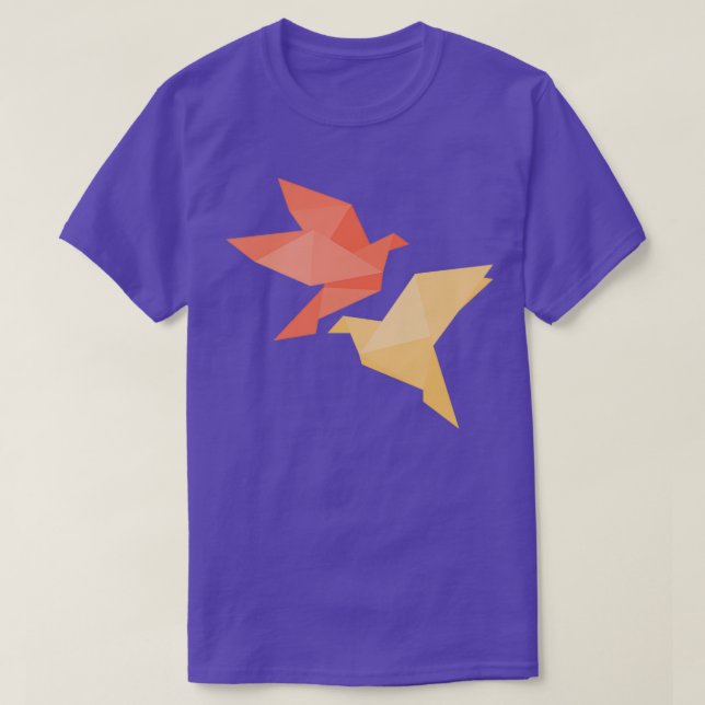 T-shirt Origami Bird 41 (Design devant)