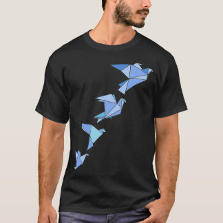 T-shirt Origami Bird Comme Idée Origami Japonais