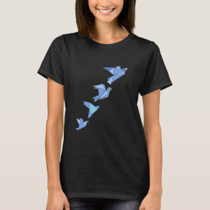 T-shirt Origami Bird Comme Idée Origami Japonais