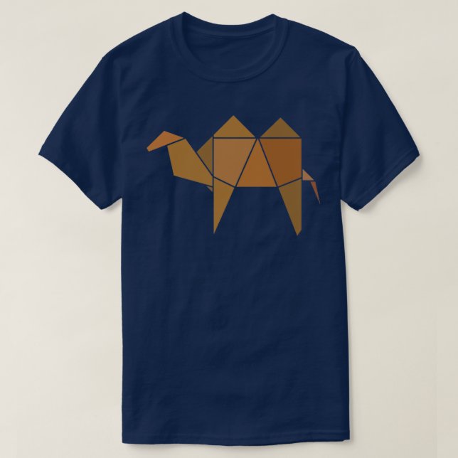 T-shirt Origami Camel (Design devant)