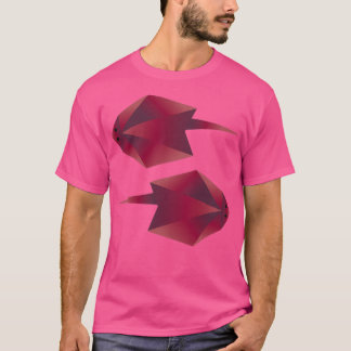 T-shirt Origami de poisson de Stingray