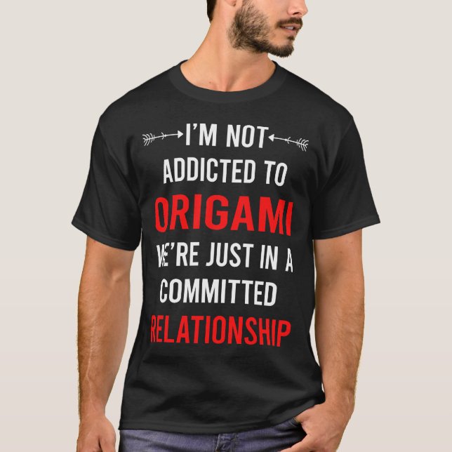 T-shirt Origami de relation (Devant)