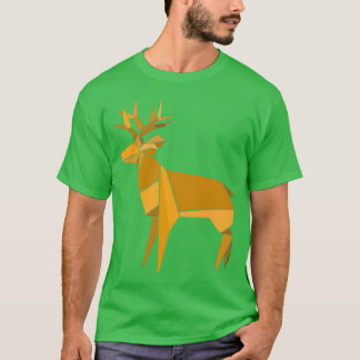 T-shirt Origami Deer 1