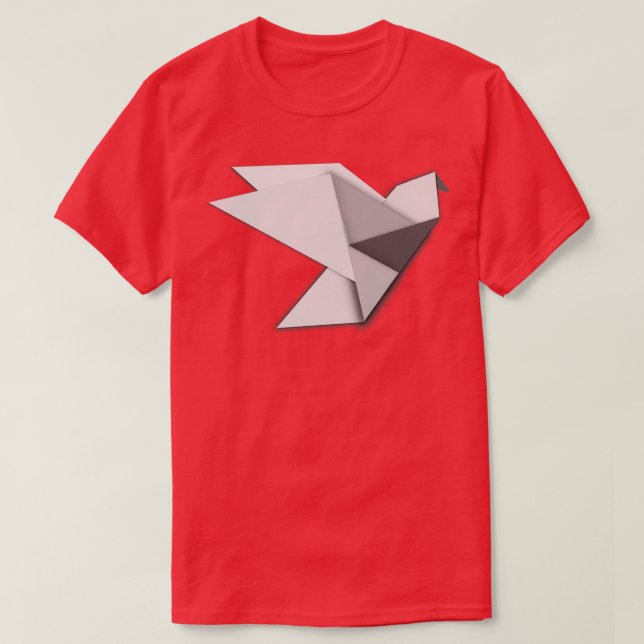 T-shirt Origami Dove 4 (Design devant)