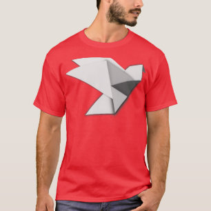 T-shirt Origami Dove 4