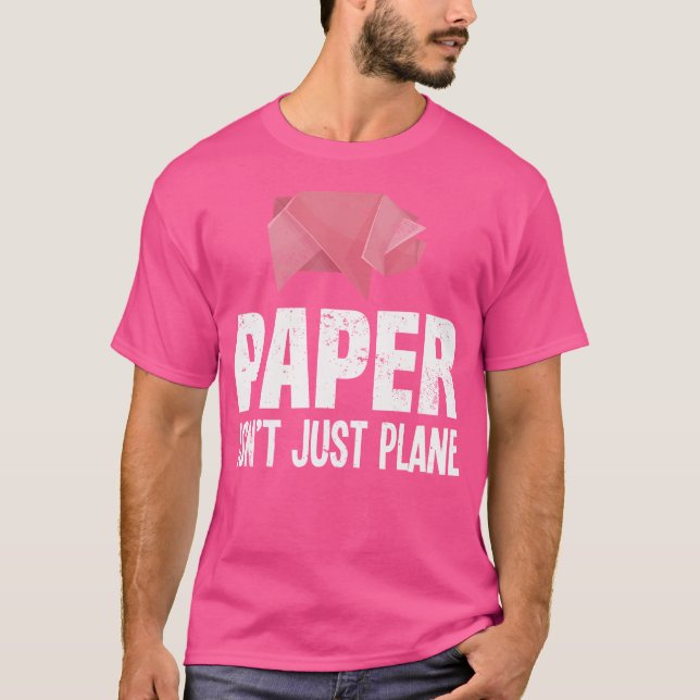 T-shirt Origami Fond Papier Art Design Origami (Devant)