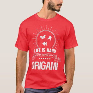 T-shirt Origami Funny Design Pour Cadeau 6