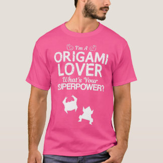 T-shirt Origami Lover Super Drôle Design Pour Cadeau