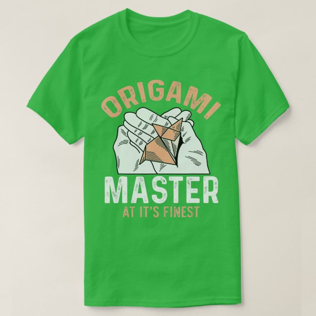 T-shirt Origami Maître Origamiste (Design devant)